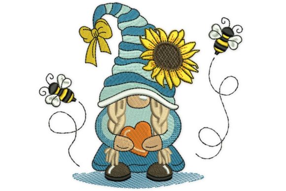 Bee Girl Gnome: A Charming Addition to Your Apparel