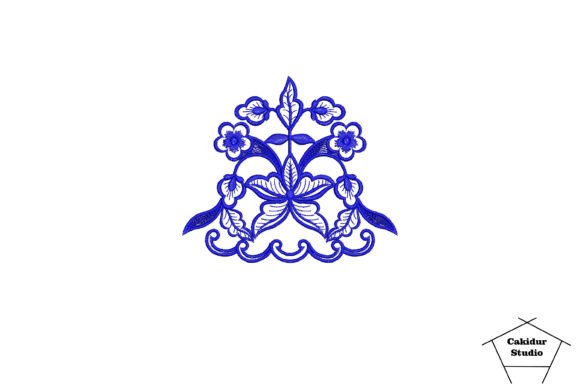 Blue Pentagon: A Joyful Embroidery for Personalized Gifts