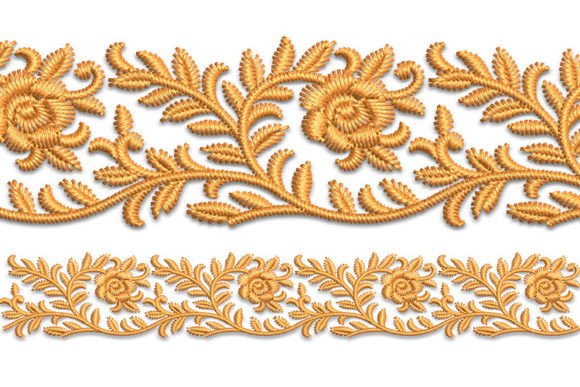 Elegant Floral Border for Craft Fair Success