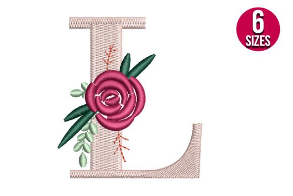 Elegant Floral L for Premium Sweatshirts