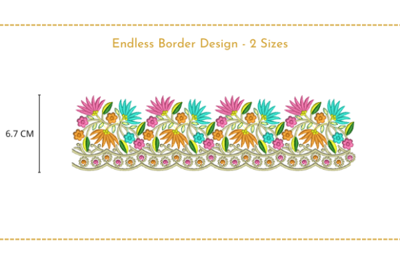 Endless Cutwork Border: A Versatile Embroidery Design