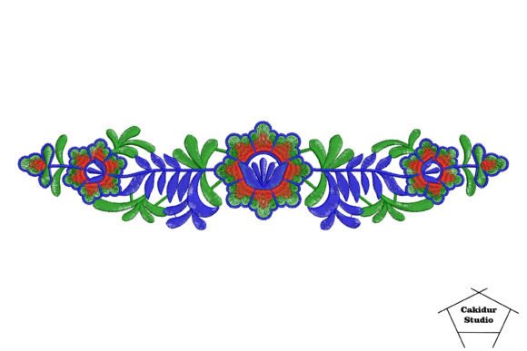 Floral Arrow: A Versatile Embroidery Design