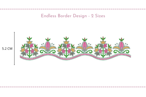 Floral Border Design: A Versatile Holiday Embellishment