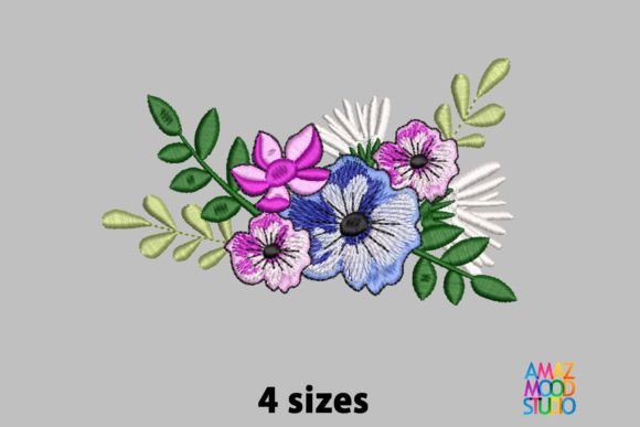 Floral Bundle: A Charming Addition to Your Embroidery Projects