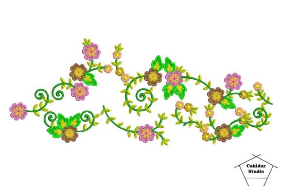 Flower Bush: A Versatile Embroidery for Holiday Gifts