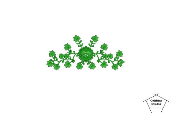 Green Flowers: A Versatile Design for Your Shop