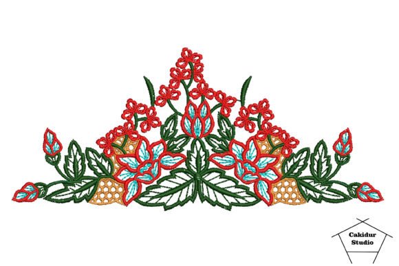 Trio Leaves Bush: A Versatile Embroidery Design