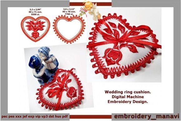 Wedding Ring Cushion: A Perfect Seasonal Embroidery